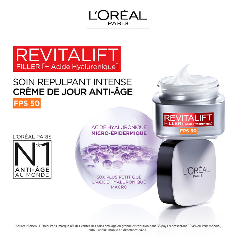 Revitalift Filler Crème Fps 50 Repulpante Intense