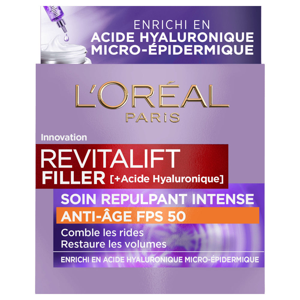 Revitalift Filler Cream SPF 50 Relleno Intenso