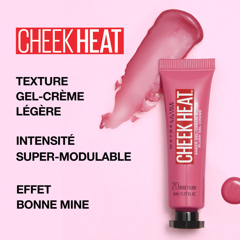 Cheek Heat Blush Gel-Cream 20 Rose Flush