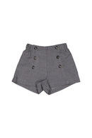 Short Sevres  Gris En Lin - Gris