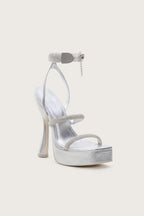 Sandales À Talons Elodie - Clear