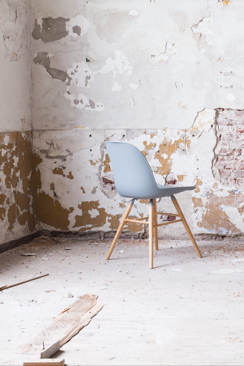 Albert Kuip - Dining Chair - Polypropylene Plastic - Light Gray