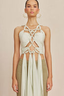 Top - Taija - Light Honeydew