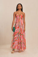 Dress - Misa - Vintage Stripe Print