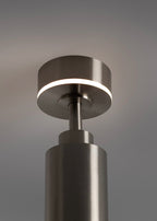 Wind Forma - Ventilateur De Plafond Silencieux 45W Avec Lumière D’Ambiance Optionnelle - Nickel/Effet Bois Foncé