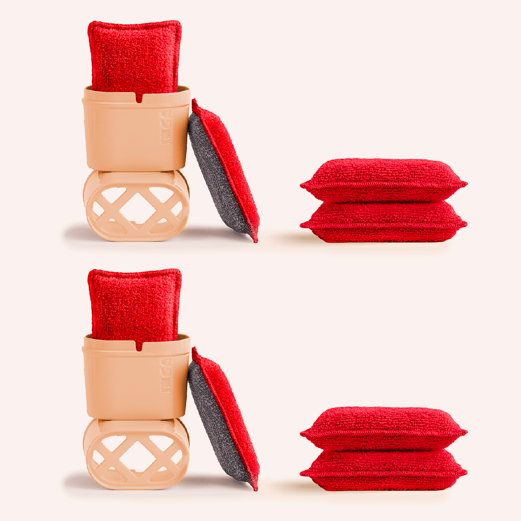 Set Spugne E Spugne Per Bagno