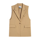 Lily - Gilet - Gris Kaki