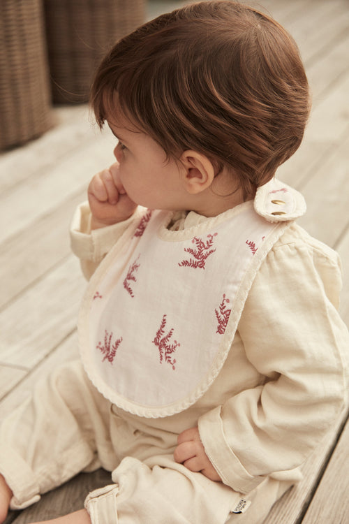 Bavoir Bébé - Bruyère Bois De Rose