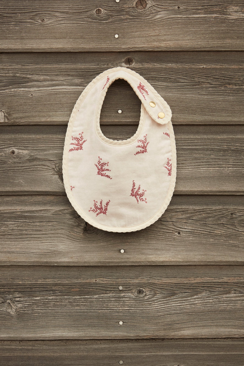 Bavoir Bébé - Bruyère Bois De Rose