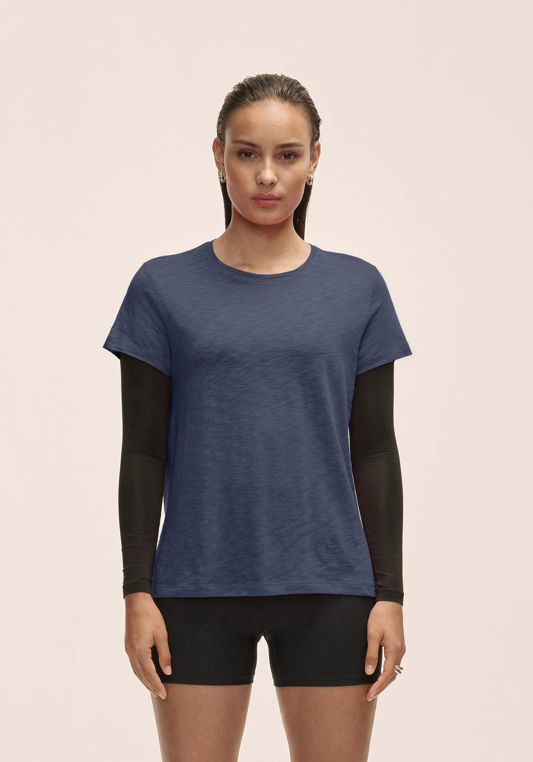 Soft Texture Tee - Core Blue