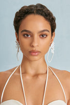 Camille Earrings - White
