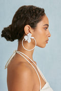 Camille Earrings - White
