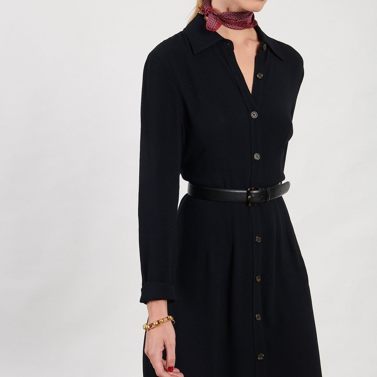 Maison Standards - Maison Standars - Short Shirt Dress - Black - Women