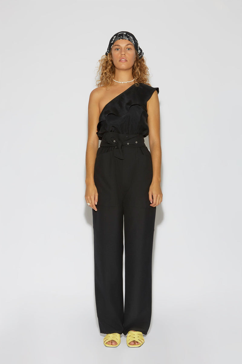 UNNIE MARCELLO CHARCOAL TROUSERS