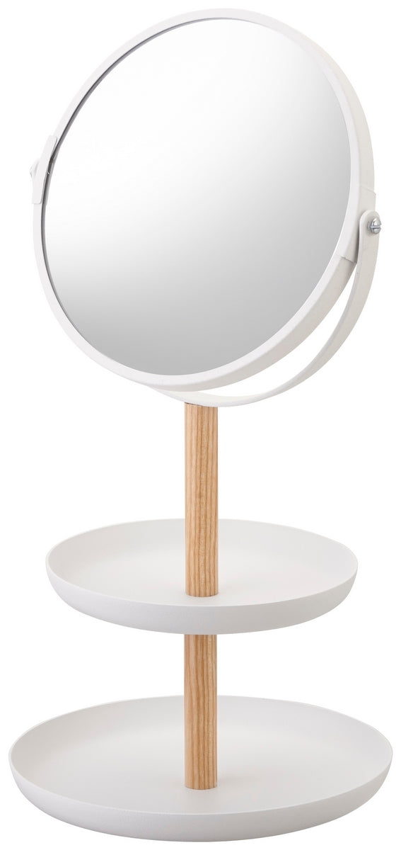 Support Accessoires Avec Miroir - Tosca - Blanc