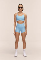 Ultra High Waist Hot Pant - Blue Lagoon