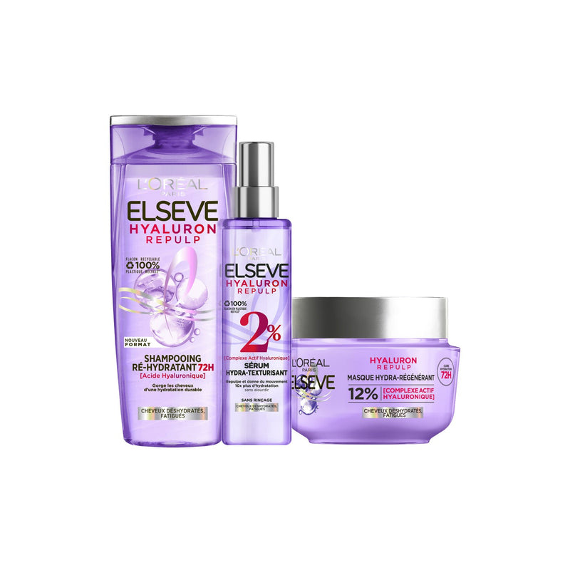 Elseve Hyaluron Repulp La Routine Des Cheveux Déshydratés