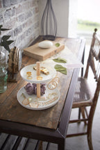 Soporte de accesorios de 2 niveles - Tosca - Blanco