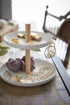 Soporte de accesorios de 2 niveles - Tosca - Blanco