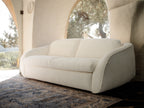 Cezanne - Straight Sofa Bed with Express Opening - Bouclé Fabric