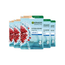 Set of 5 Tissue Masks - Hydrabomb Pomegranate Moisturizing & Plumping