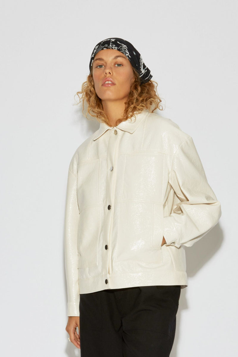 VESTE BANJO VINYLE LAIT