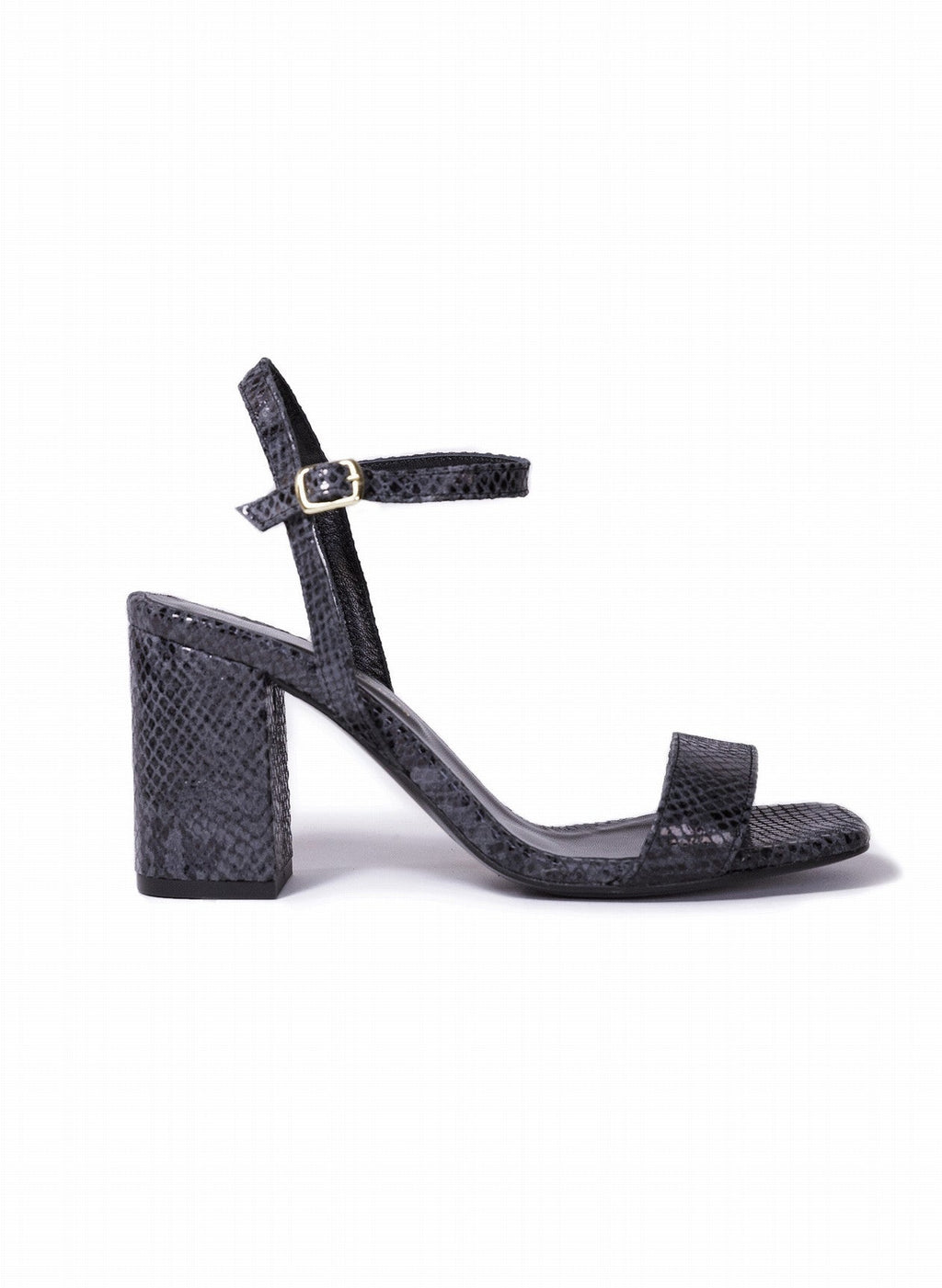 Sandalias Serpiente - Negro - Mujer