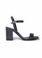 Sandalias Serpiente - Negro - Mujer