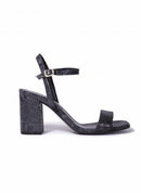 Anaki - Snake Sandals - Black - Women
