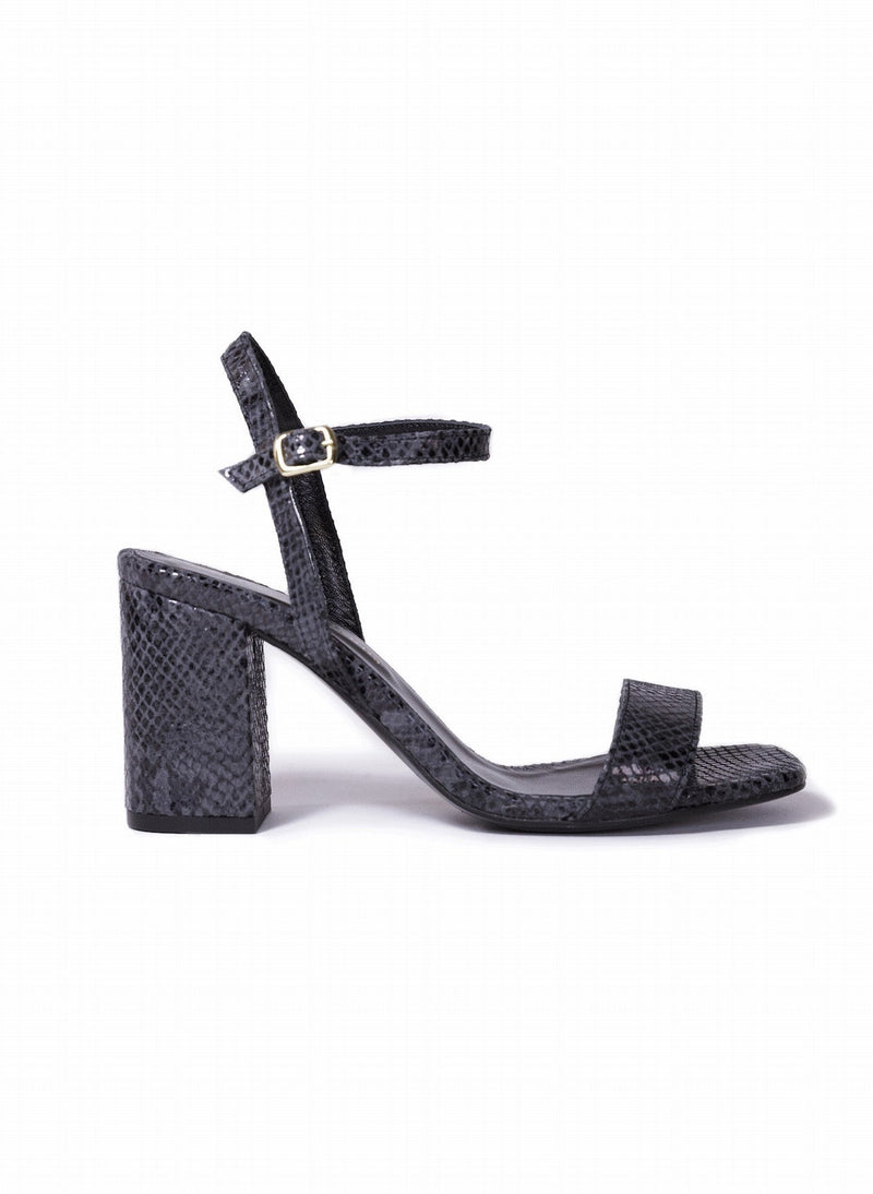 Anaki - Snake Sandals - Black - Women