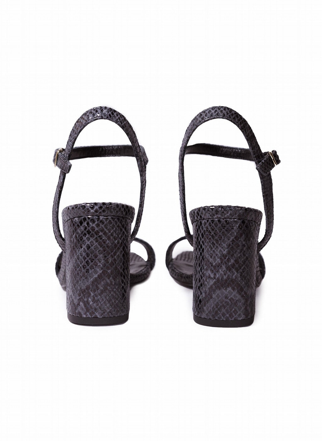 Sandalias Serpiente - Negro - Mujer