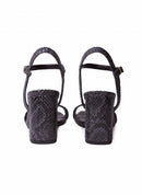 Anaki - Snake Sandals - Black - Women