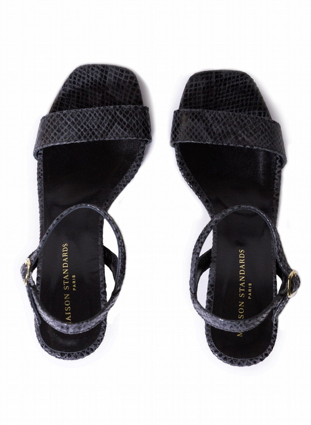 Sandalias Serpiente - Negro - Mujer