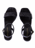 Sandalias Serpiente - Negro - Mujer