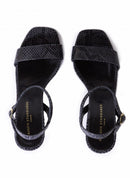 Anaki - Snake Sandals - Black - Women