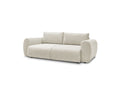 Convertible Straight Sofa with Storage Lucien - Smooth Fabric
