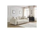 Convertible Straight Sofa with Storage Lucien - Smooth Fabric