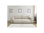 Convertible Straight Sofa with Storage Lucien - Smooth Fabric