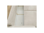 Convertible Straight Sofa with Storage Lucien - Smooth Fabric