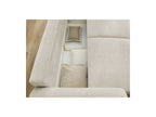 Convertible Straight Sofa with Storage Lucien - Smooth Fabric