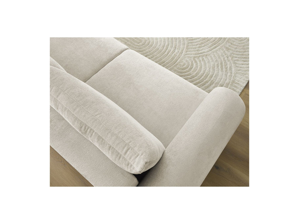 Convertible Straight Sofa with Storage Lucien - Smooth Fabric