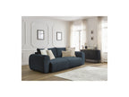 Convertible Straight Sofa with Storage Lucien - Smooth Fabric
