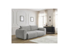 Convertible Straight Sofa with Storage Lucien - Smooth Fabric