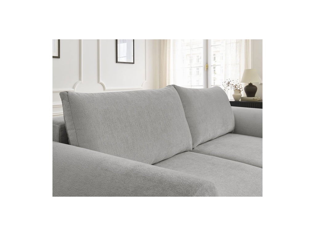Convertible Straight Sofa with Storage Lucien - Smooth Fabric