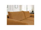 Convertible Straight Sofa with Storage Lucien - Smooth Fabric