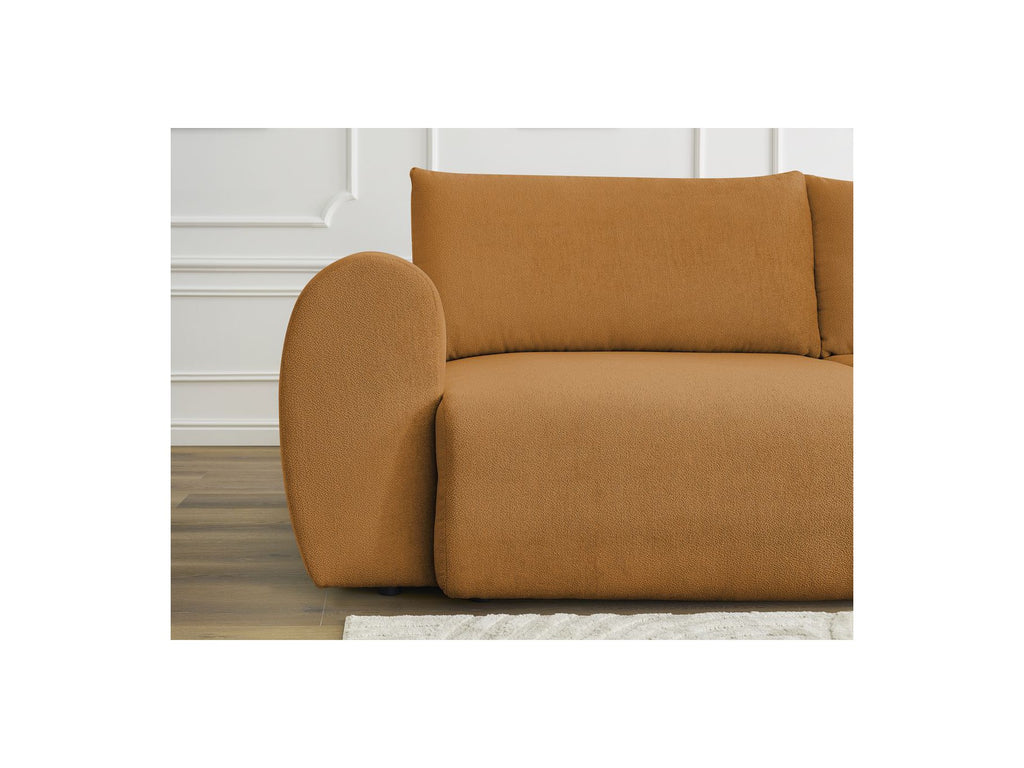 Convertible Straight Sofa with Storage Lucien - Smooth Fabric