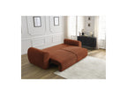 Convertible Straight Sofa with Storage Lucien - Smooth Fabric