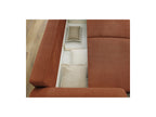 Convertible Straight Sofa with Storage Lucien - Smooth Fabric