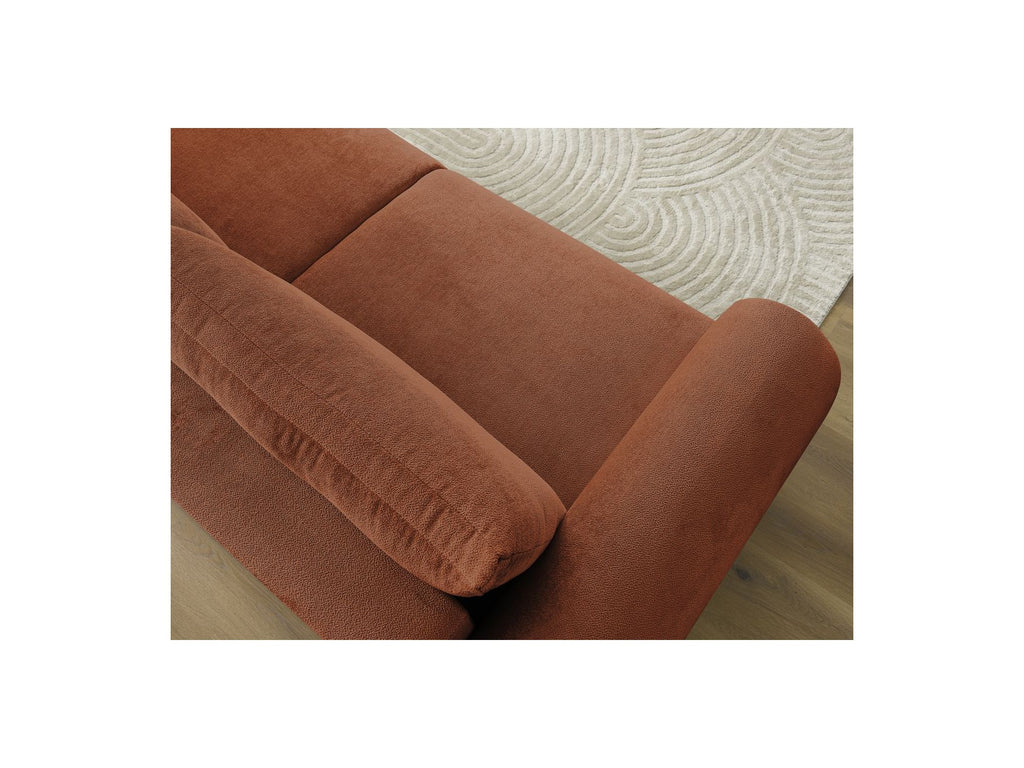 Convertible Straight Sofa with Storage Lucien - Smooth Fabric