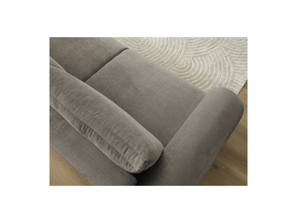 Convertible Straight Sofa with Storage Lucien - Smooth Fabric